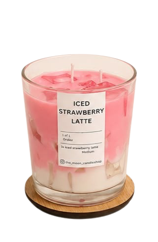 Iced Strawberry Latte Iced Strawberry Latte