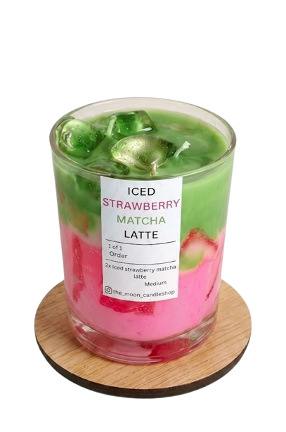 Iced Strawberry Matcha Latte Iced Strawberry Matcha Latte